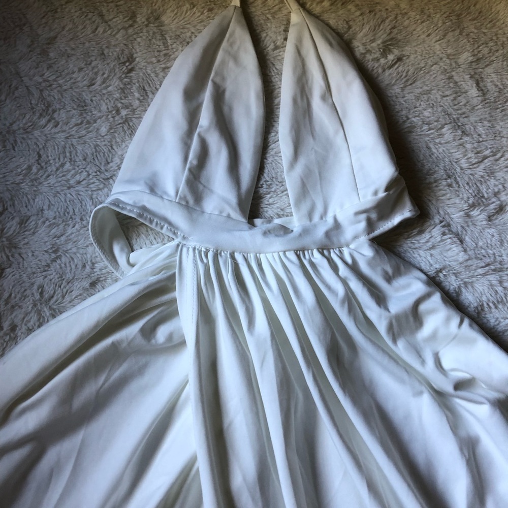 White Marilyn Monroe Maxi Dress